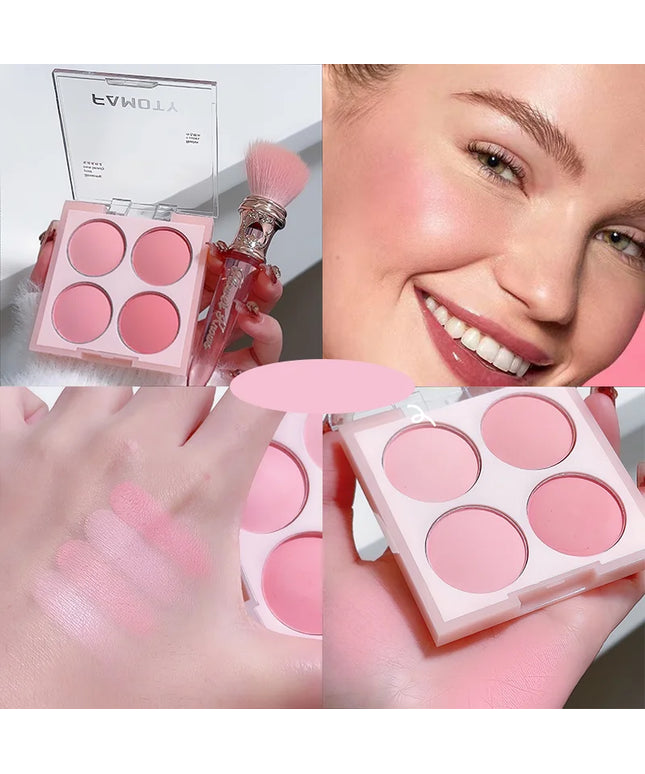 4 Colors Blush Powder Face Makeup