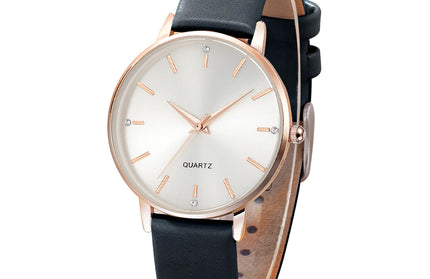Leather Band Luxury Watches Quartz
