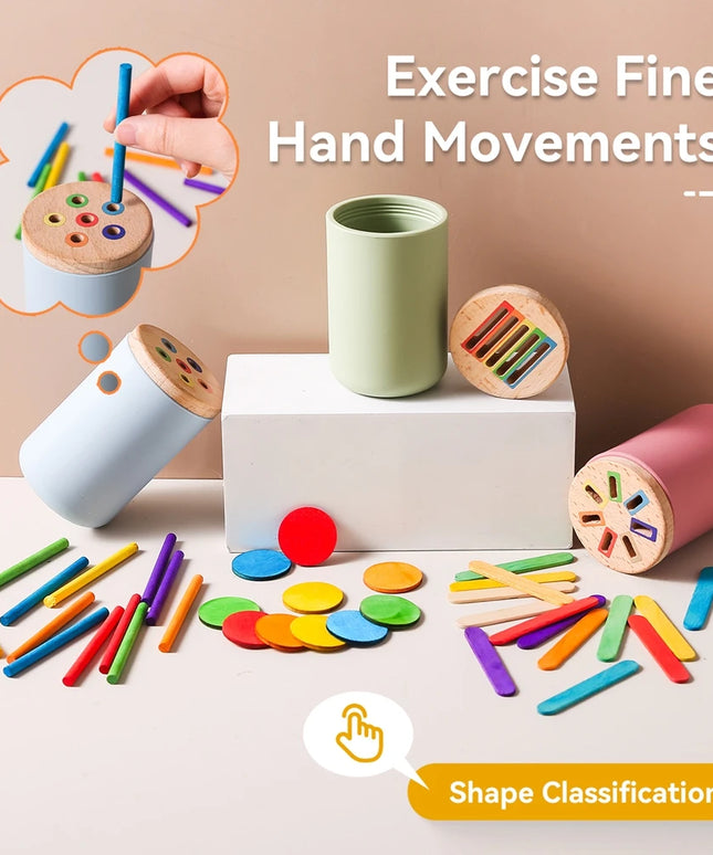 Montessori Silicone Toys Color Sorting