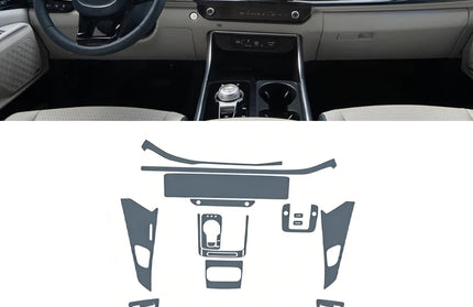 For Kia Carnival 2025  Automotive interior center console protection sticker