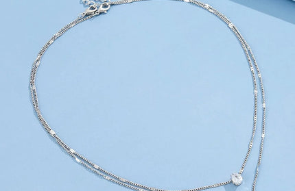 Trendy Zircon Pendant Necklace