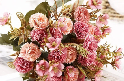 Artificial Flowers Silk Lilac Bouquet
