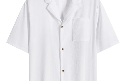 Men Casual Short Sleeved Shirts