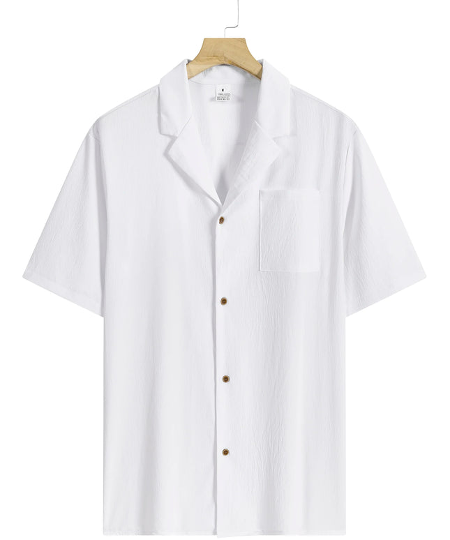 Men Casual Short Sleeved Shirts