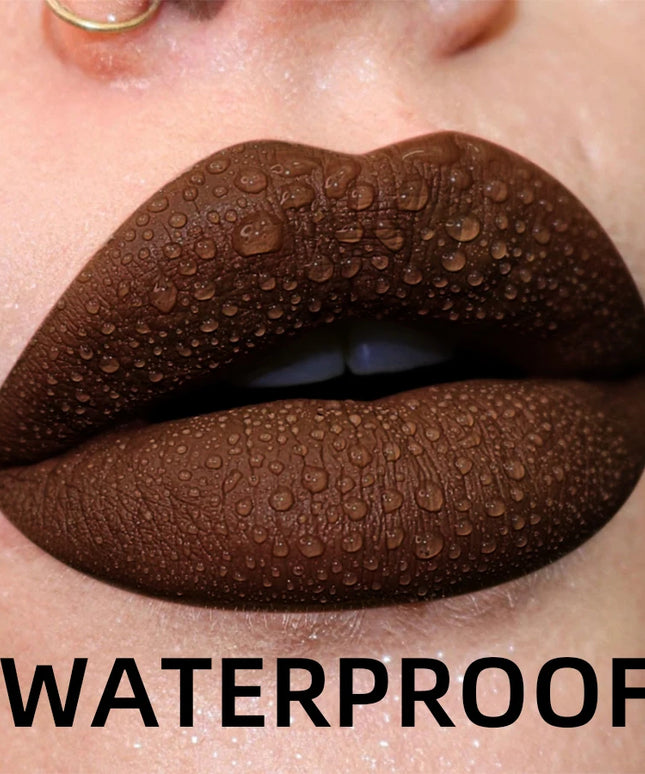 1Pcs Matte Waterproof Color Lip Gloss