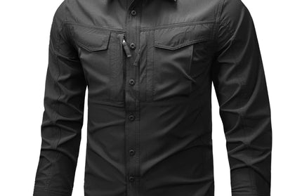 Long Sleeve Cargo Breathable Shirt