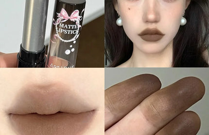 Cement Gray Brown Low Gloss Lipstick