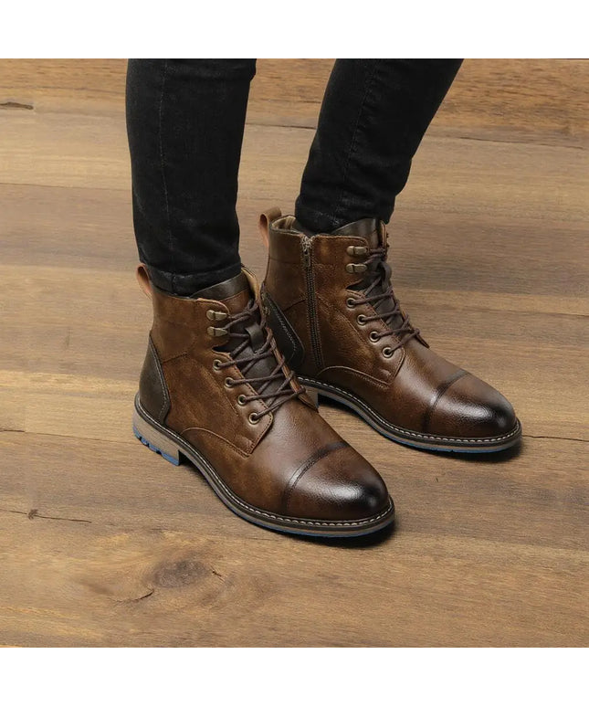 Men Boots Fashion Retro 2026