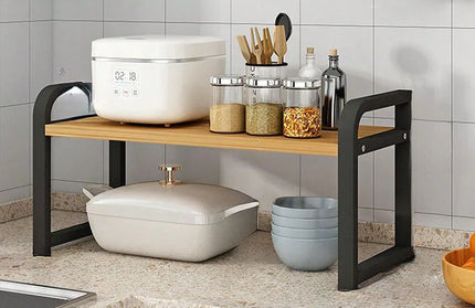 Layered Shelves Countertop Cabinets