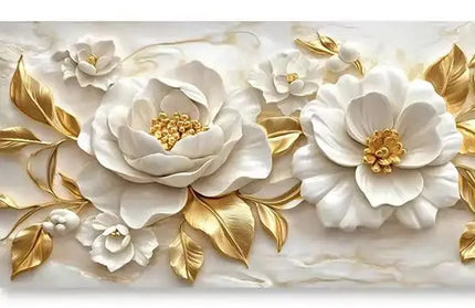 Flowers Tree Deco Canvas Painting