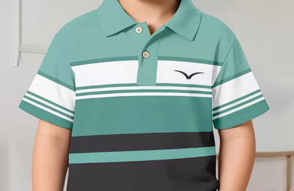 Children's Striped Polo Shirt Boy