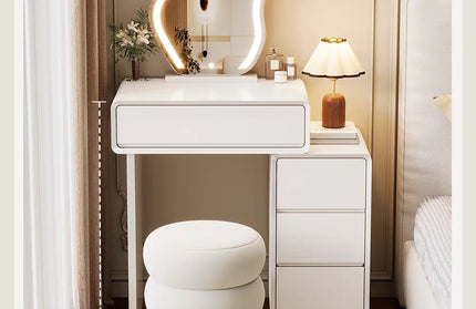 Bedroom Women Dressing Table Luxury Wood Storage
