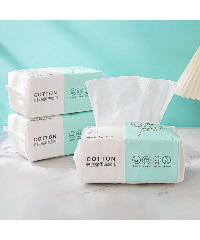 100PCS Natural Disposable Face Towel