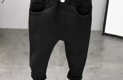 White Broken Caverns Cowboy Trousers