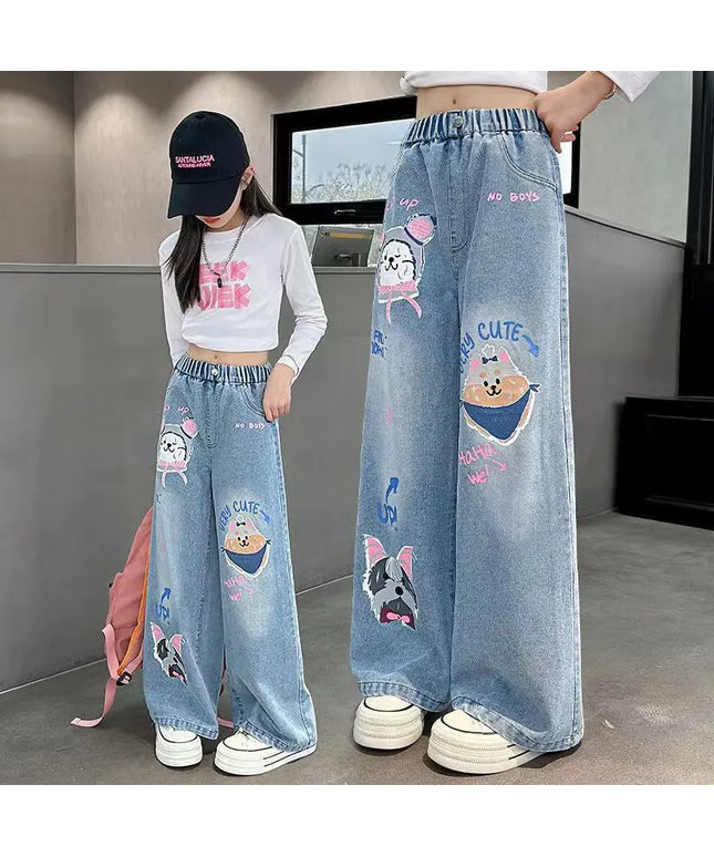 Fashion Wide Leg Denim