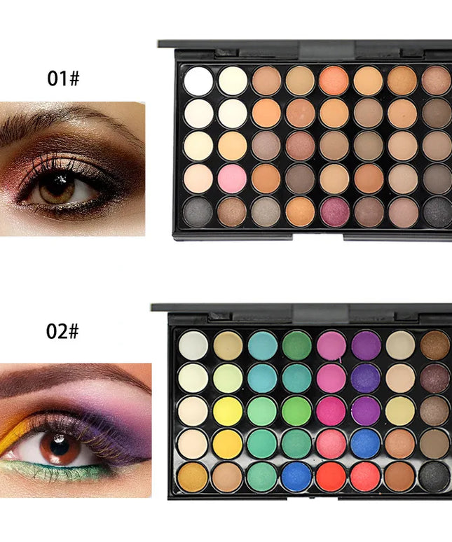 40 Colors Eyeshadow Palette Women's Makeup Tools