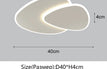 Round-40CM / Cold White No Remote