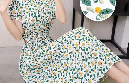 Boho Floral Women's Summer Dress Bohemian Trend Outfits Casual Beach Dresses