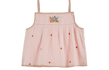 Embroidered Flower Flying Sleeve