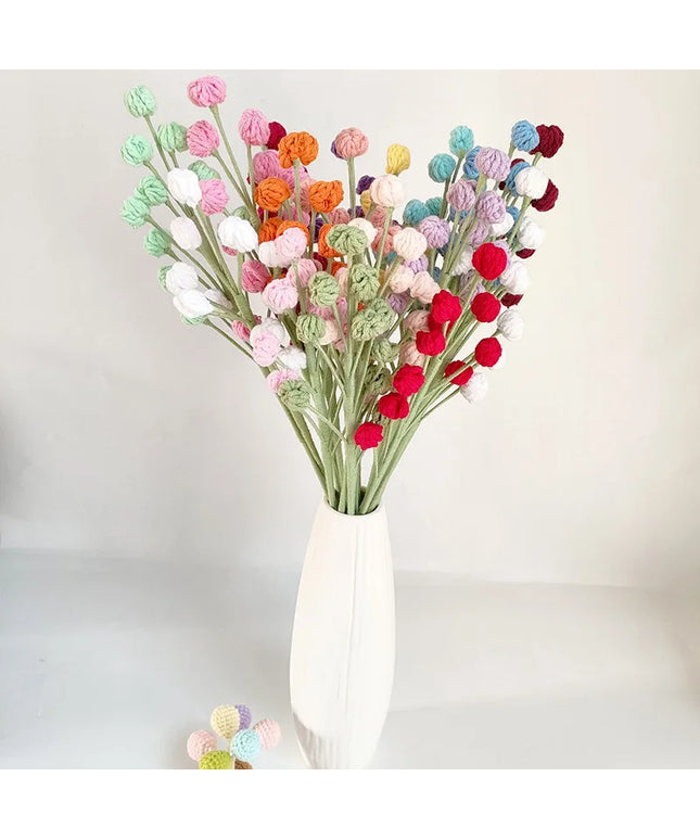 Hand woven flower bouquets