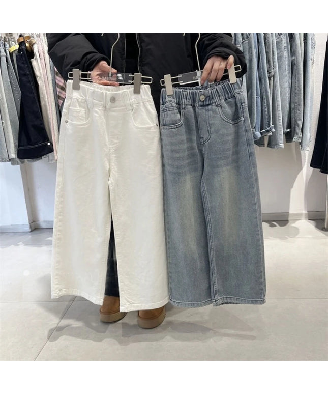 Straight Wide Leg Denim