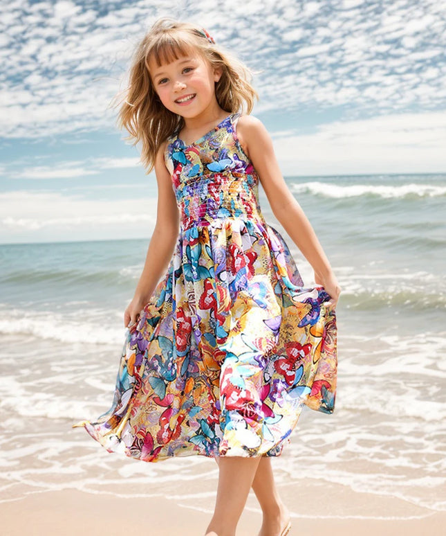 Flower Bohemian Summer Dress