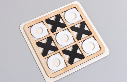 1 set of XO three-in-a-row tic-tac-toe