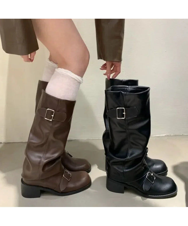 High Platform Chunky Heels
