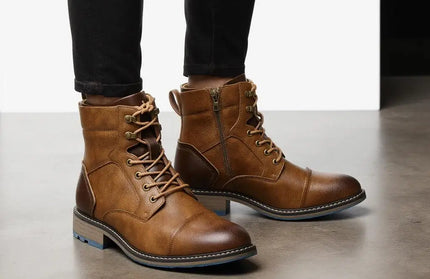 Men Boots Fashion Retro 2026