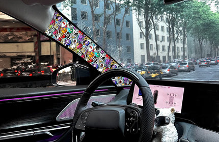 Car interiors renovated and remodeled graffiti design