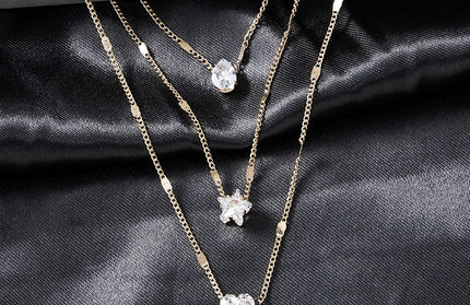 Trendy Zircon Pendant Necklace