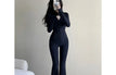 M / Black bell bottoms
