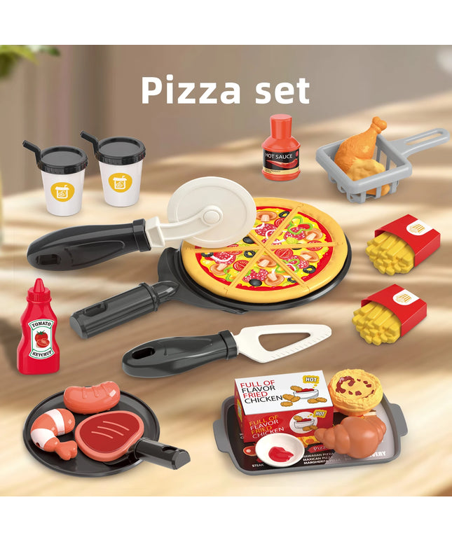 Pretend play, barbecue, fast food, etc