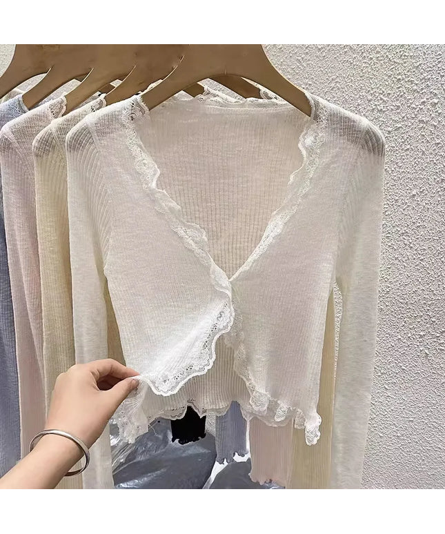 Korean Short Sleeve Open