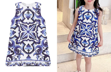 Rose Printing Children Costumes