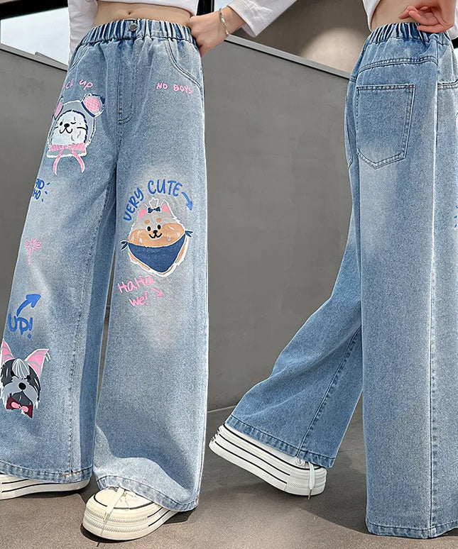 Fashion Wide Leg Denim