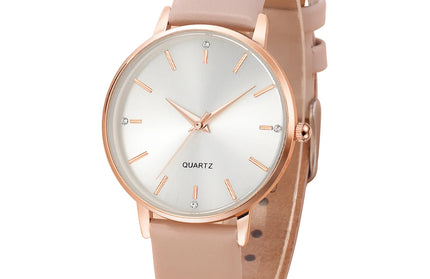 Leather Band Luxury Watches Quartz