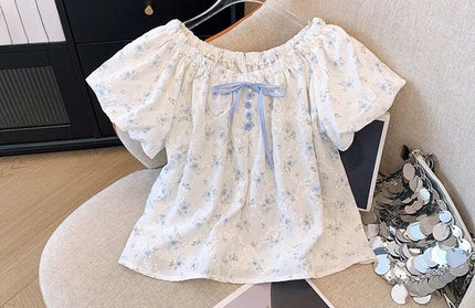 Girls Floral Summer Blouse