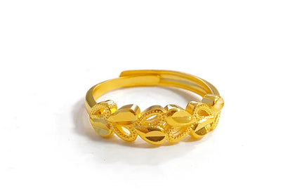 100% 18K Gold Jewelry ring