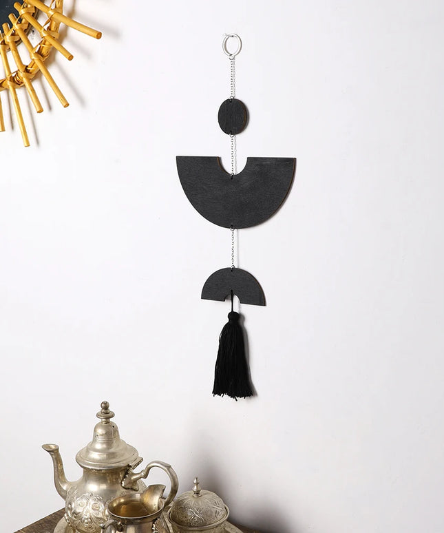 Boho Room Decor Black Wall Art Wood
