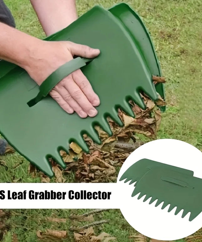 Handheld gardening rake, convenient for cleaning up debris in the yard and lawn