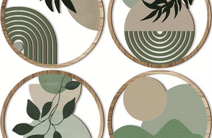4 Bohemian Wall Art Set
