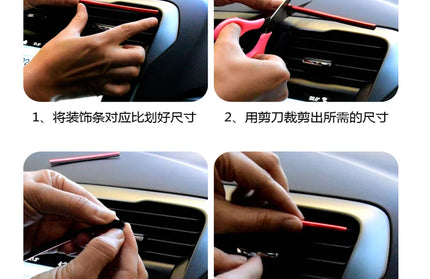 Car interior decoration strip for SEAT