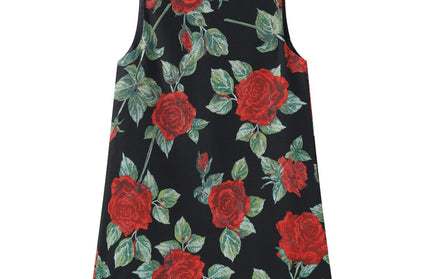 Rose Printing Children Costumes