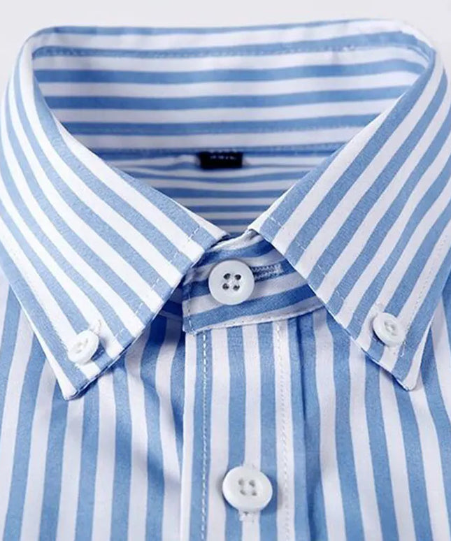 Summer new young men's striped