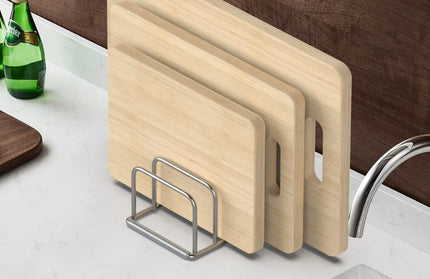 Kitchen Cabinet Organize Tray and Chopping Board Rack -