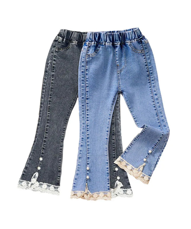 Diamond Elastic Denim Flared