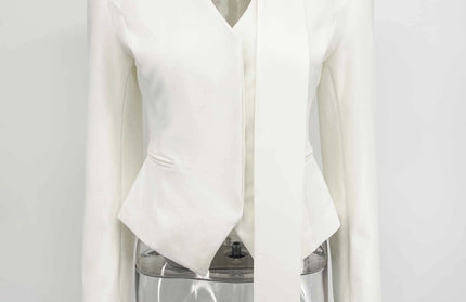 TARUXY Striped Print V-neck
