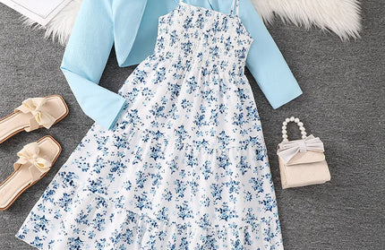 Flowers Sleeveless Fashion Elegant Dress