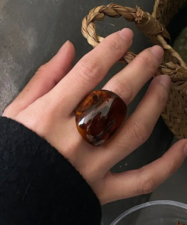 New Vintage Trendy Large Finger Ring